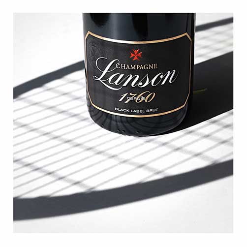 Lanson Champagner Aufleuchtend LED Verbindung Wandschild Logo Pub Bier Lager Gin 